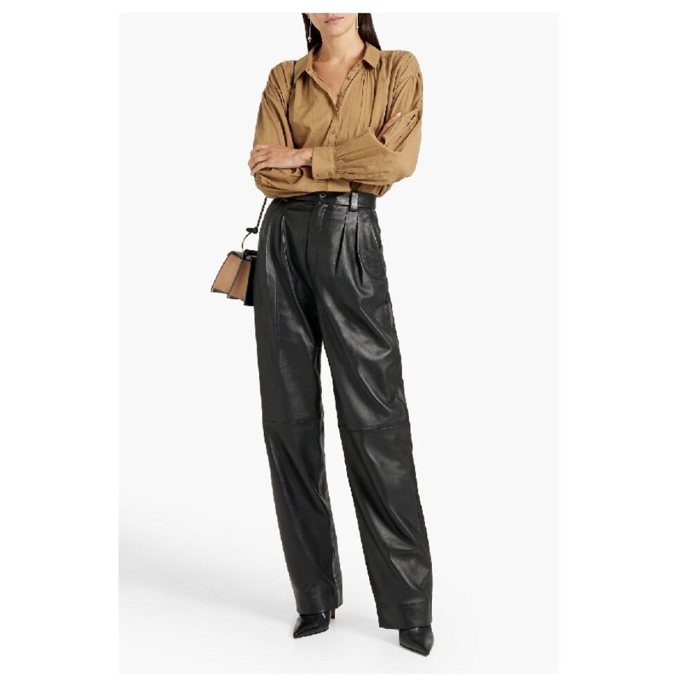 NILI LOTAN Etienne Leather Pants Sz 4 $1,795